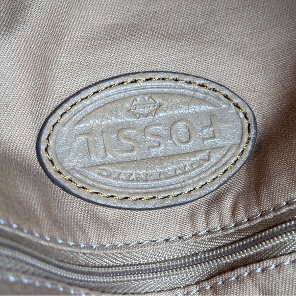 Fossil Preston Crossbody Bag Abstract Floral Crossbody Canvas Bag - Picture 13 of 16